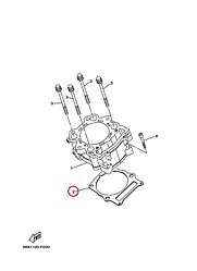 Прокладка цилиндра Yamaha ATV \ MOTO 1S3113510000