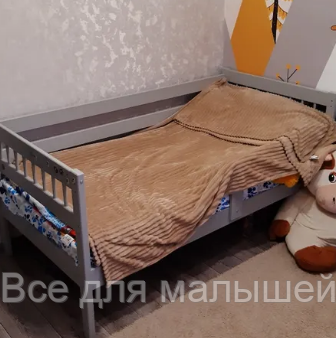 Кровать подростковая Pituso HANNA NEW Серый