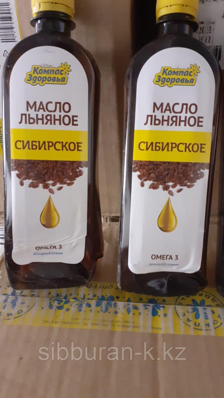 Для художников и мастеровой по дереву -Масло льняное нерафинированное "Сибирское" 0,5л