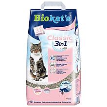 Gimpet Biokat, комкующийся наполнитель Биокат Baby Powder, 10л.