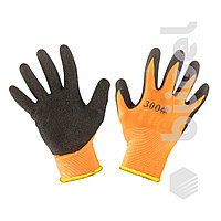 Перчатки оранжевые # 300 (Черная ладонь, не утепленные )