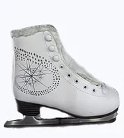 Коньки фигурные женские с мехом размеры 32-39