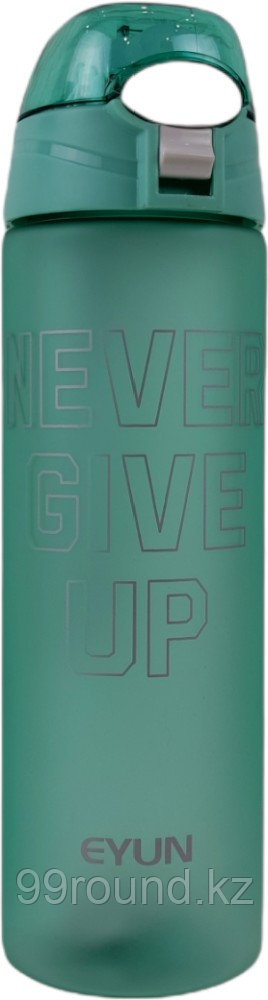 Бутылка EYUN Never Give Up 700 мл зеленая