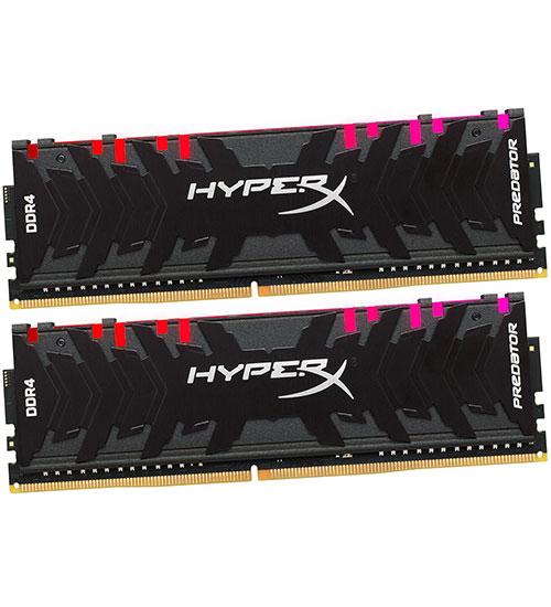 Комплект модулей памяти DIMM DDR4 16 GB kit <4000MHz> Kingston HyperX Predator RGB, HX440C19PB4AK2/16, (2x8GB) - фото 1 - id-p97441774