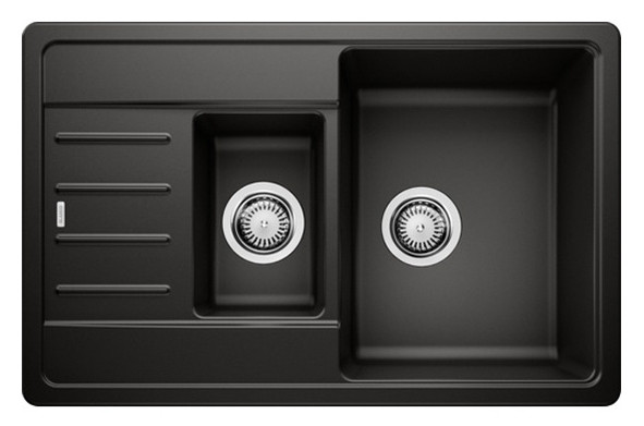 Legra 6S compact черный (526085) : кухонная мойка гранит