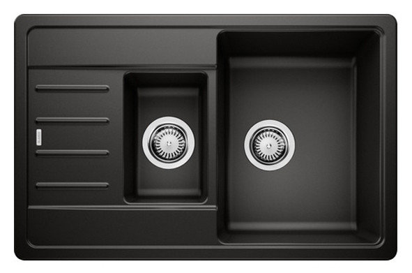 Legra 6S compact черный (526085) : кухонная мойка гранит, фото 2