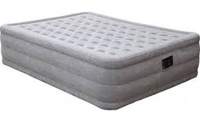 Кровать надувная двуспальная 203х152х46 см, max 273 кг, Intex Ultra Plush Bed 66958, поверхность флок, - фото 1 - id-p97445128