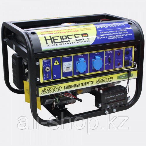 Бензиновый генератор Helpfer FPG 6800E1 - фото 1 - id-p97445537
