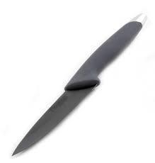 2256 FISSMAN Разделочный нож HUNTER zirconium plus 10 см (черное керамическое лезвие) - фото 1 - id-p97446431