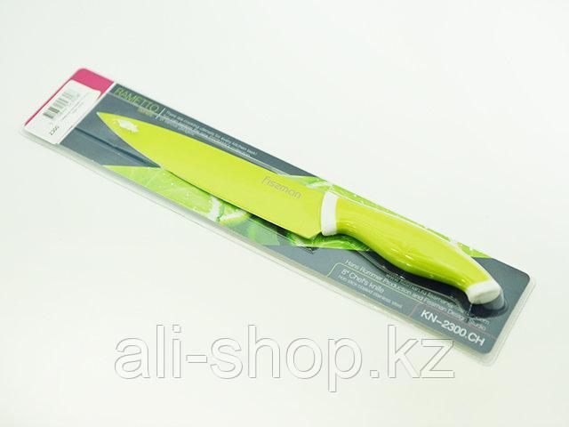 2300 FISSMAN Поварской нож RAMETTO 20 см (нерж. сталь с цветным покрытием) - фото 1 - id-p97446442