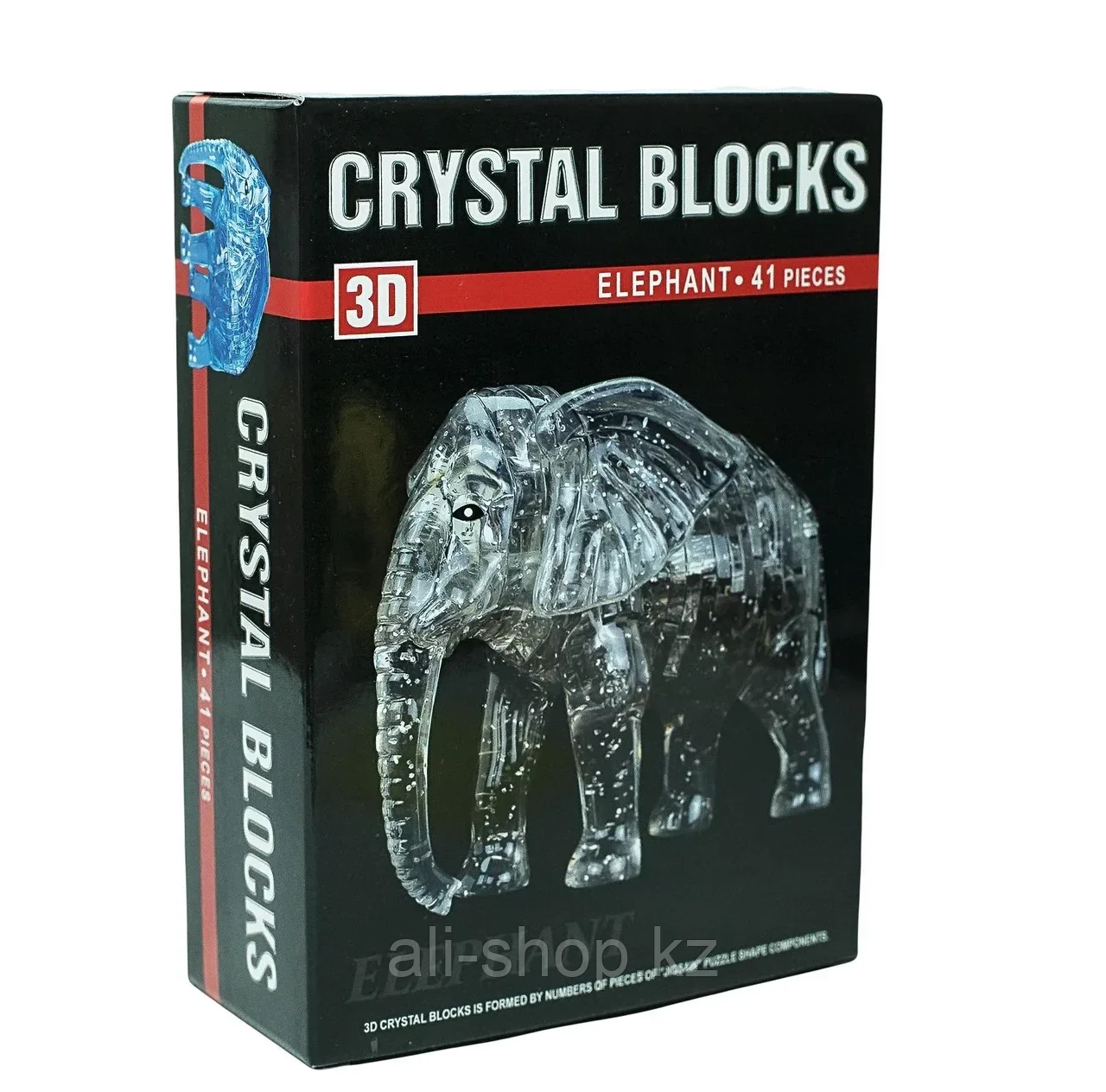 3d Crystal Puzzle головоломка "Слон" - фото 1 - id-p97449843
