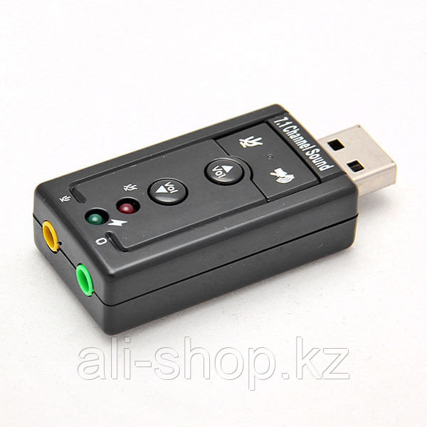 Звуковая карта "USB Sound Blaster Support 3D 7.1 CH" - фото 1 - id-p97451741