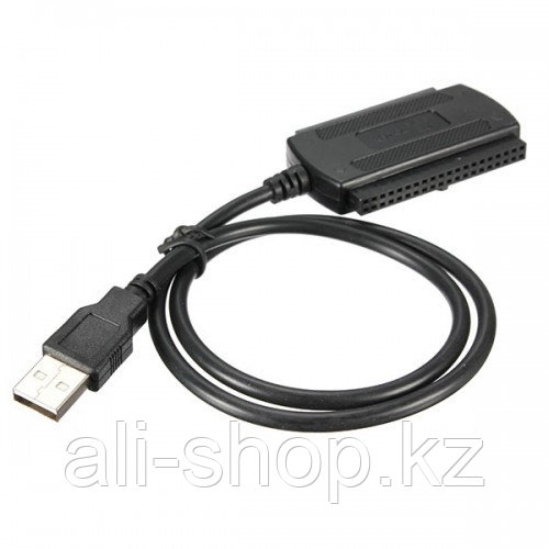 Переходник / адаптер "FIDECO USB 2.0 to 2.5"&3.5" IDE&SATA Cable with Power Supply M:CHD-S3T" - фото 1 - id-p97451768