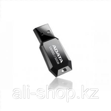 USB-флеш-накопитель "A-DATA USB Dash Drive 2.0 32GB Slim Bevelled M:UV100 Black" - фото 1 - id-p97451776