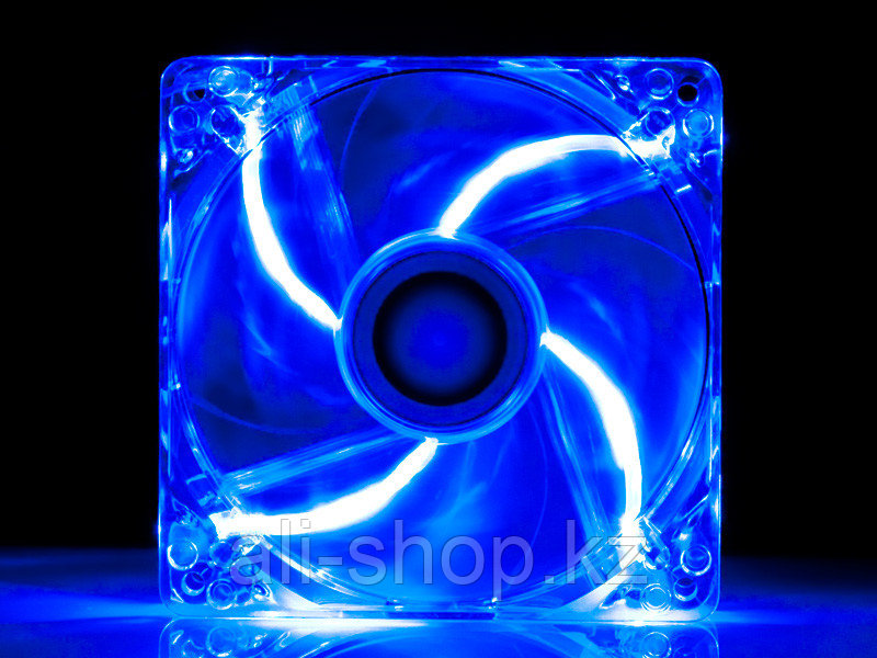Кулер для корпуса "Cooler for Case 120 mm,1100±10%RPM/ 46CFM/20dB(A),0.2±0.02, Lights/светящийся/,Blue Oem" - фото 1 - id-p97451900