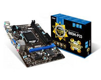 Материнская плата "MSI B85M-P33,m ATX 1150 iH 85 i3/ i5/ i7 1333-2400 MHz,DDR III 1333 Dual up to 16Gb"