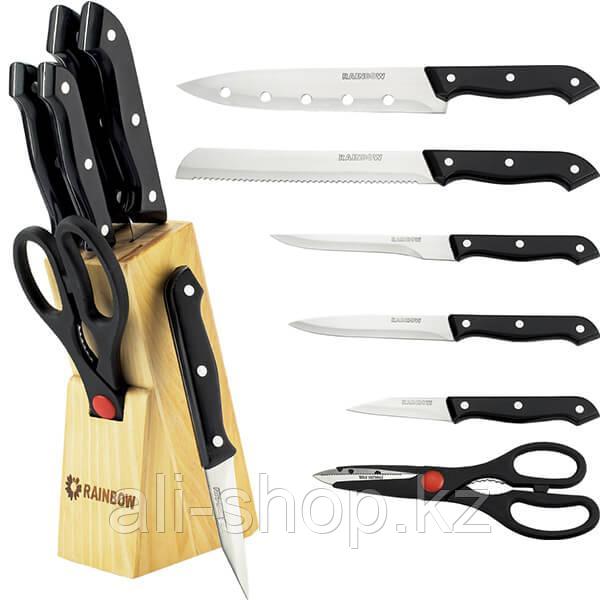 Набор ножей Maestro MR-1400 Rainbow с ножницами для кухни, бежевый - фото 1 - id-p97452724