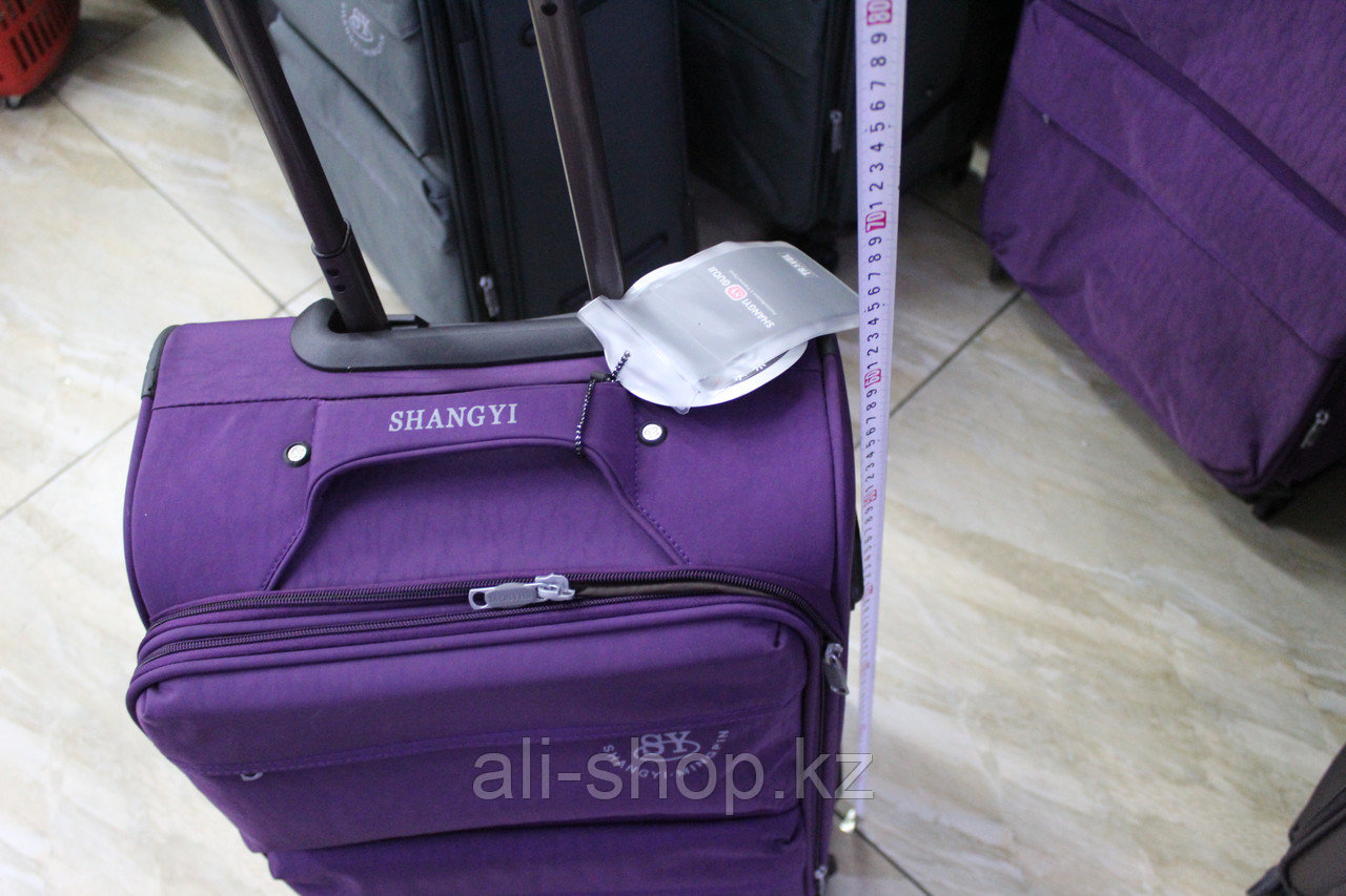 Чемодан дорожный "SHANGYI", фиолетовый, маленького размера - фото 7 - id-p97454184