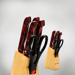 Набор ножей Mayer&Boch с ножницами для кухни, бежевый - фото 1 - id-p97452726