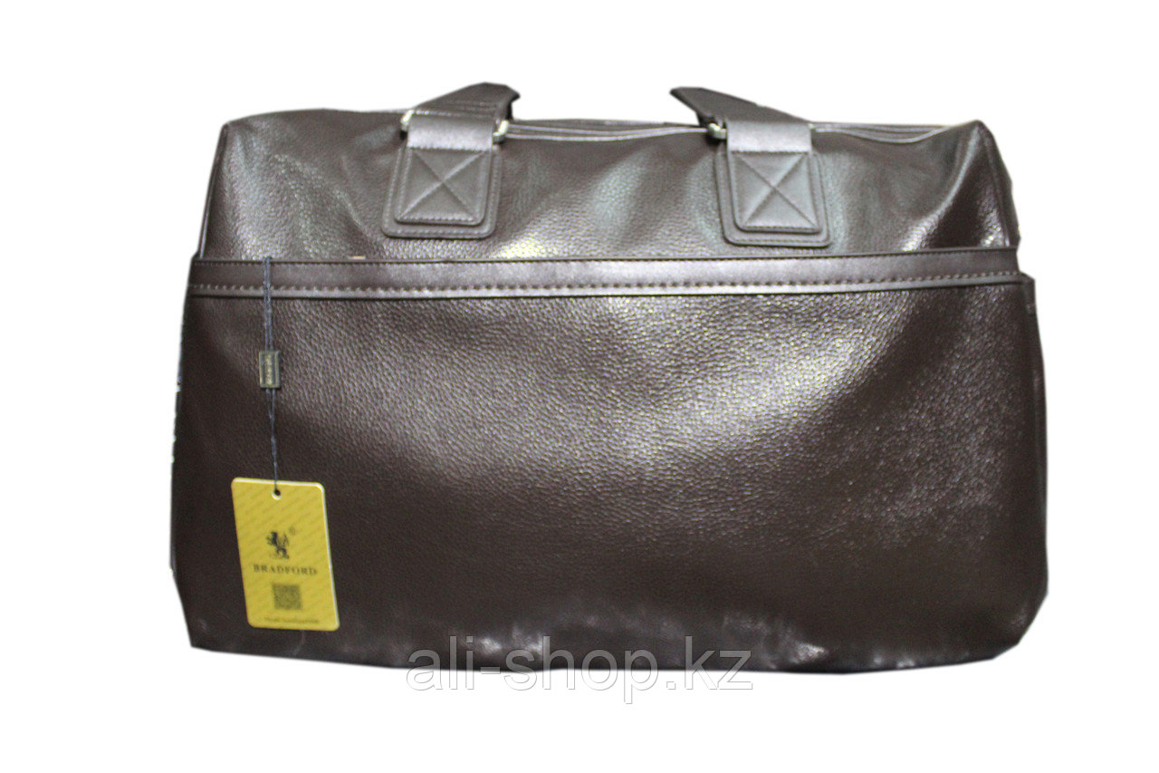 Мужская сумка-портфель А66273, 50х20х28см (коричневая) - фото 1 - id-p97454218