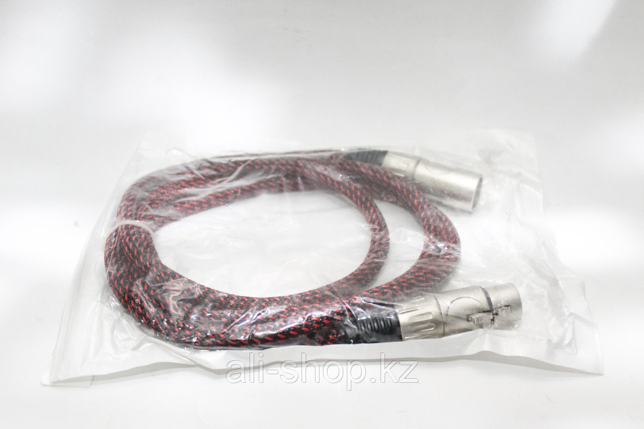 Микрофонный кабель в нейлоновой оплетке Canon папа XLR мама XLR, 1,5 м - фото 1 - id-p97453533