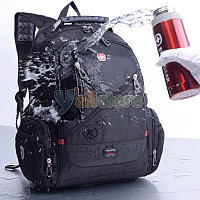 Backpack,Textile,Black,Audio out,15.6",SWISS GEAR Multifunction (рюкзак ,матерчатый) M:770