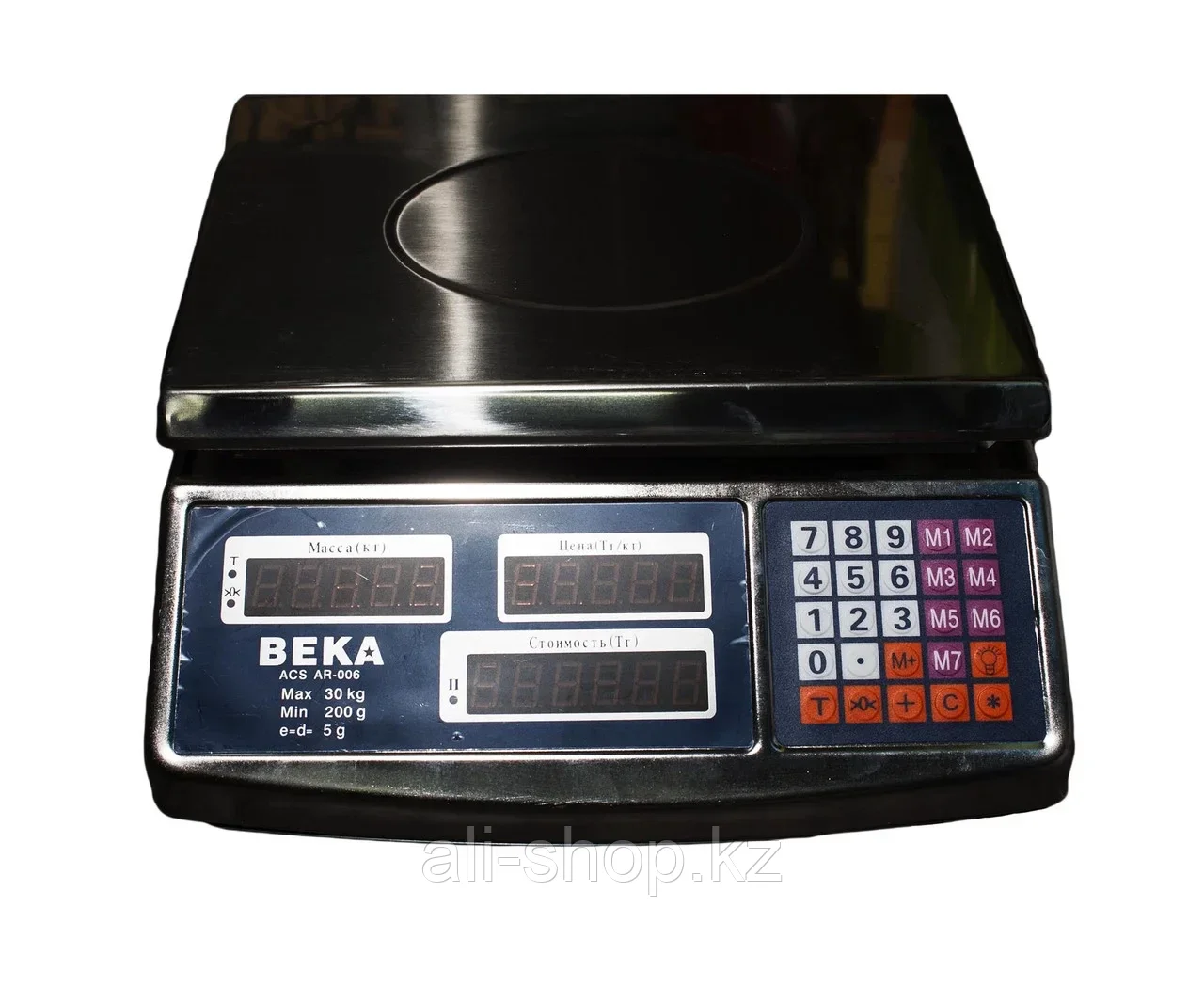 Настольные торговые электронные весы "BEKA ACS AR-006", 30 кг - фото 1 - id-p97453761