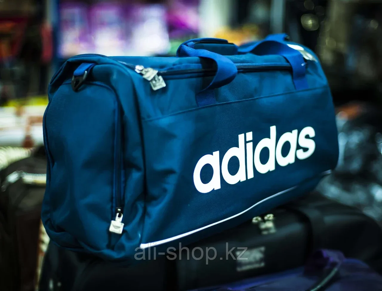 Спортивная дорожная сумка "ADIDAS" (синяя)
