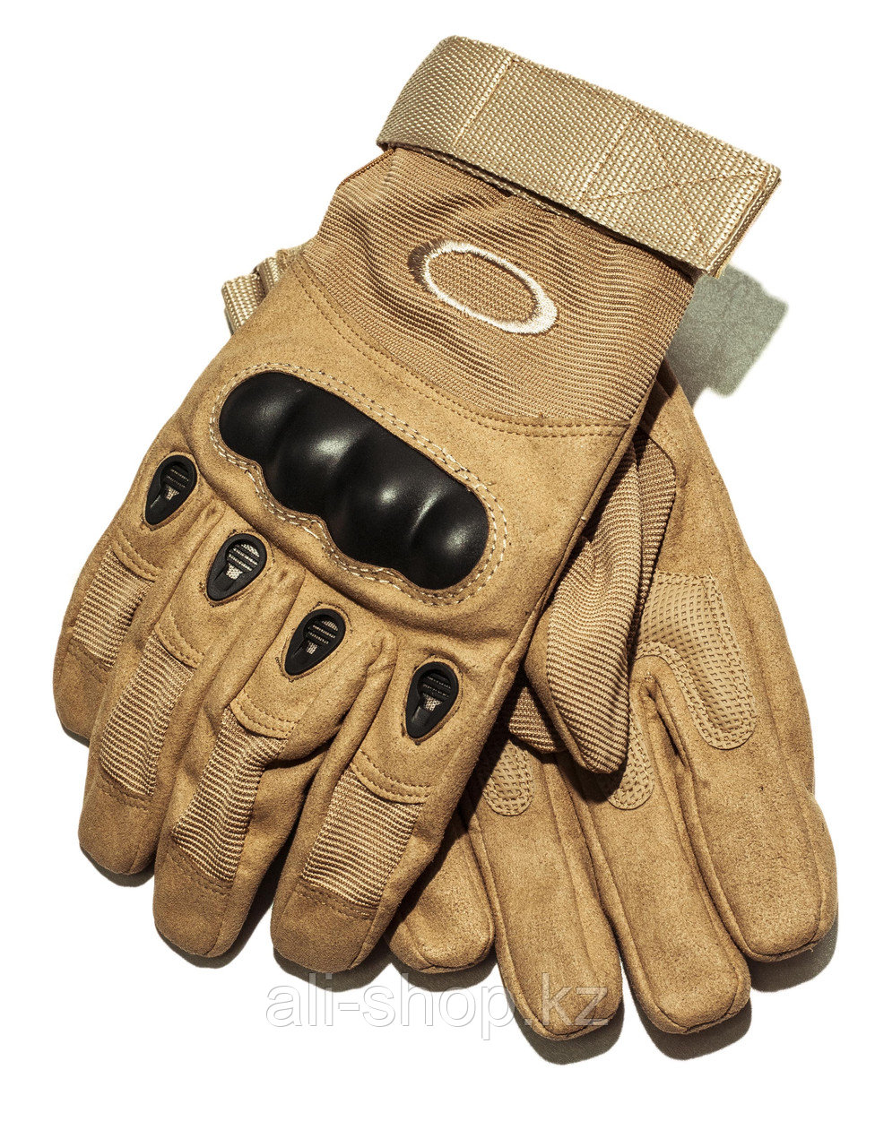 Тактические перчатки беж. Полнопалые, с усиленной защитой - фото 1 - id-p97455768