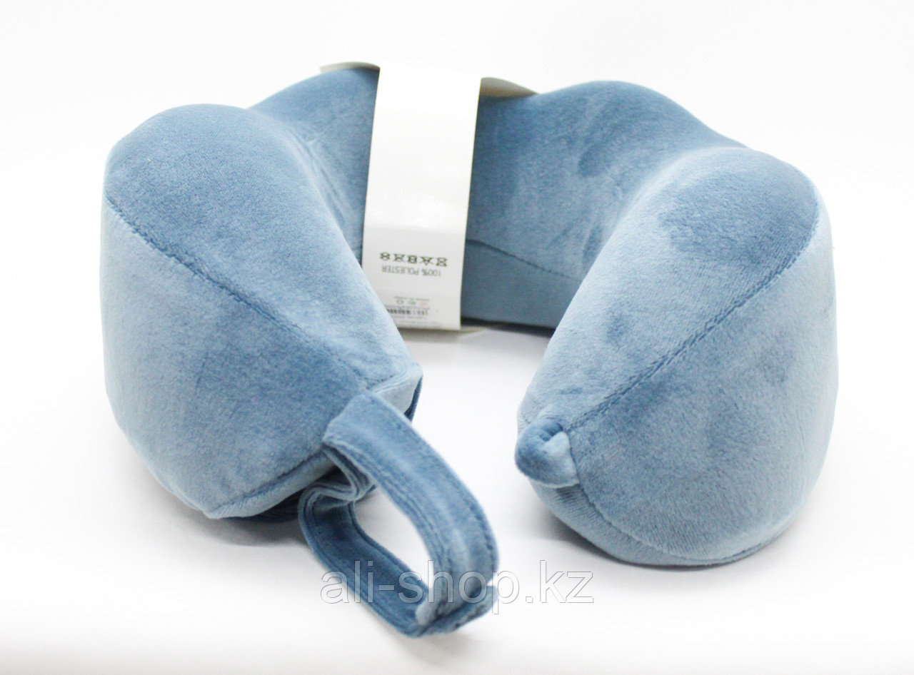 Подушка для путешествий, голубая, 24 см - фото 1 - id-p97458258