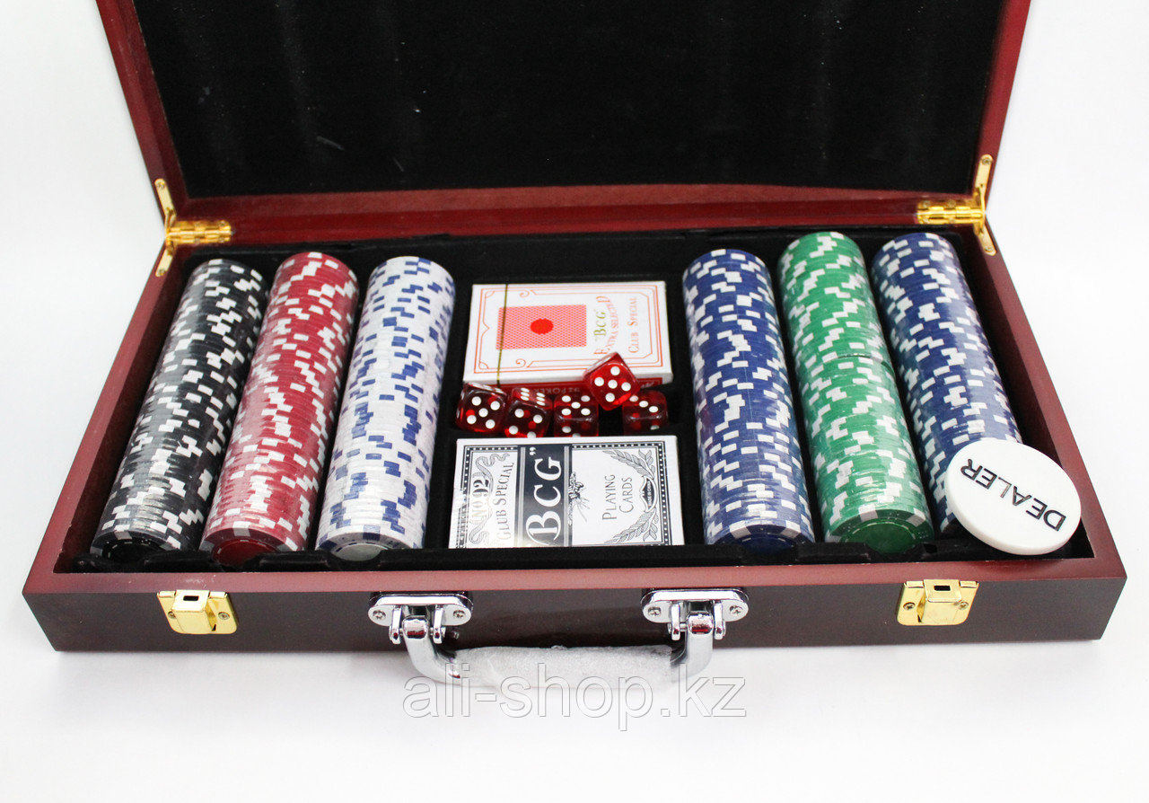 Набор для покера POKER CHIPS, 300 фишек - фото 3 - id-p97457487