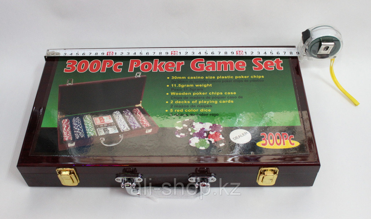 Набор для покера POKER CHIPS, 300 фишек - фото 6 - id-p97457487