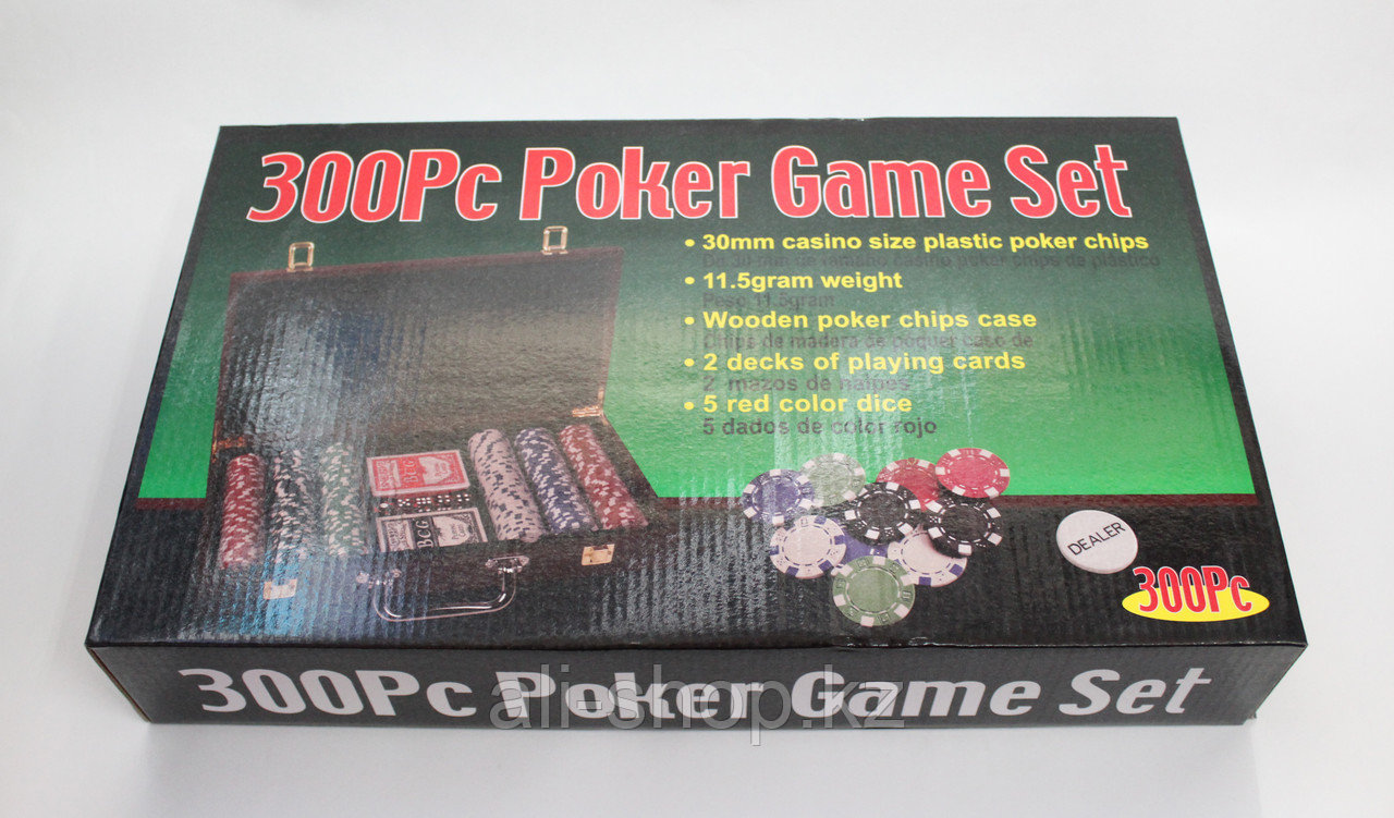 Набор для покера POKER CHIPS, 300 фишек - фото 7 - id-p97457487