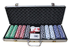 Набор для покера POKER GAME SET, 500 фишек