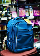 Рюкзак на колесах"Asialeopard", 36х27х50см (синий)