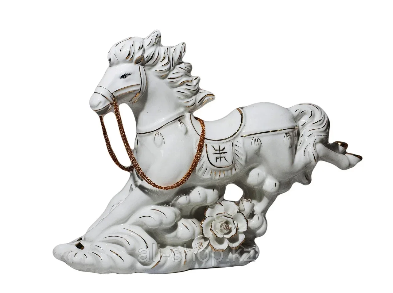Статуэтка "Лошадь", белая (фарфор)