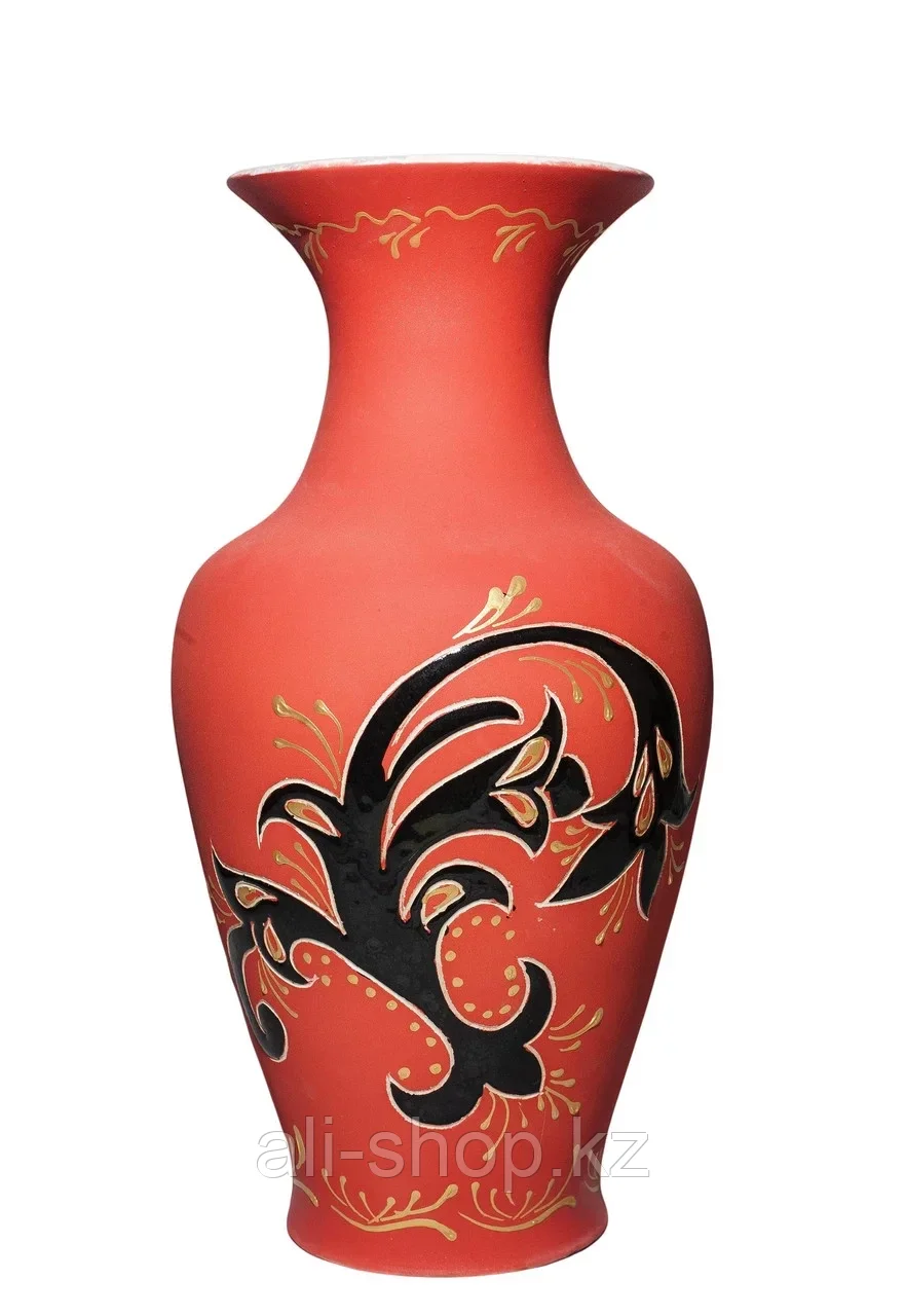 Настольная ваза "Титан" (красная), 40 см - фото 1 - id-p97456081