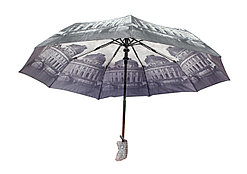 Полуавтоматический складной женский зонт W780grey