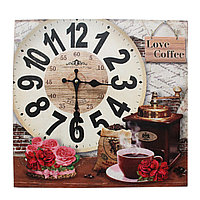 Часы настенные, "Love coffee", 39*39 см