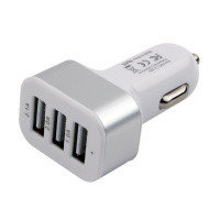 Зарядное устройство автомобильное Cablexpert MP3A-UC-CAR17, 12V->5V 3-USB, 2.1/2/1A, фото 2