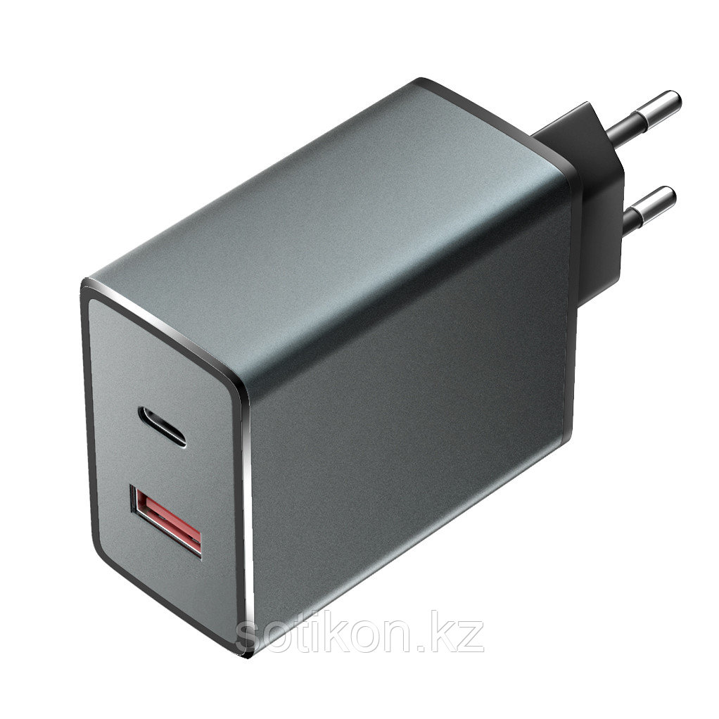 Зарядное устройство сетевое Olmio СЗУ 36W USBx2 6A QC3.0 Type-C PD черный