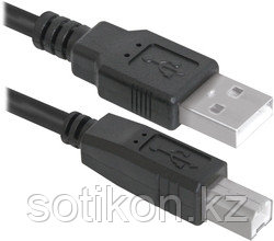 Кабель Defender USB04-06 USB2.0 AM-BM, 1.8м(ДЛЯ ПРИНТЕРА), фото 2