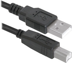 Кабель Defender USB04-10 USB2.0 AM-BM, 3.0м (ДЛЯ ПРИНТЕРА), фото 2