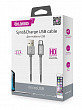 Кабель OLMIO HD, USB 2.0 - microUSB, 1.2м, 2.1A, серый, фото 2