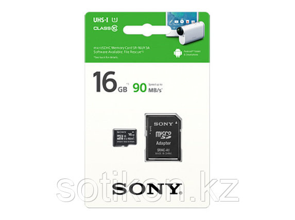 Карта памяти MicroSD 16GB Class 10 U1 Sony SR16UY3AT, фото 2