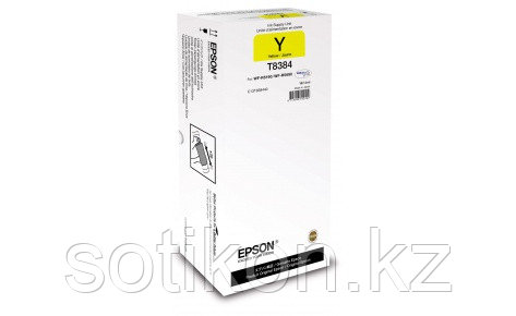 Картридж Epson C13T838440 WF-R5190DTW (RIPS)/WF-R5690DTWF (RIPS) желтый, фото 2