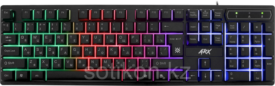 Клавиатура игровая Defender Arx GK-196L RU, черный, фото 2