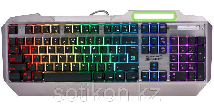 Клавиатура игровая Defender Stainless steel GK-150DL RU, черный, RGB подсветка, 9 режимов, фото 2