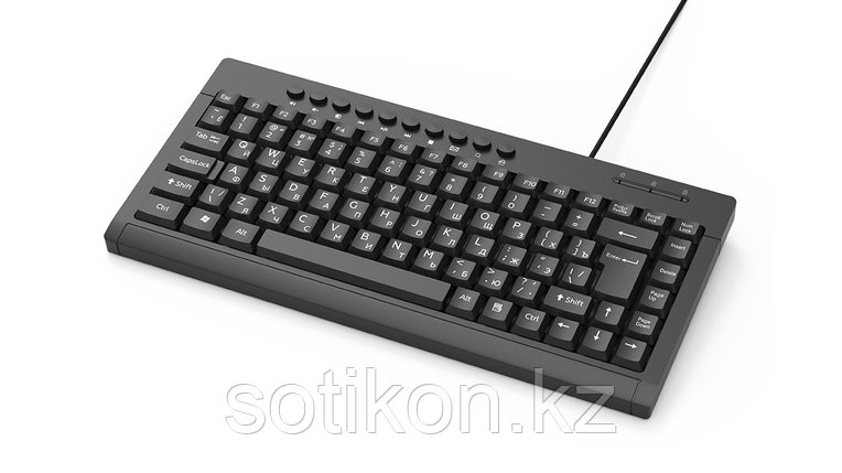 Клавиатура проводная Ritmix RKB-104 черный, фото 2