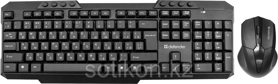 Комплект беспроводной клавиатура+мышь Defender Jakarta C-805 RU черный, фото 2